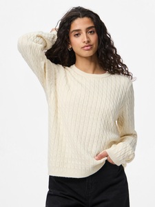 pieces Strickpullover »PCFIA LS CABLE KNIT NOOS BC«
