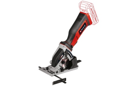 undefined, Einhell TE-CS 18/89 Li - Solo Mini-Handkreissäge 89 mm ohne Akku, inkl. Trennscheibe 18 V, Einhell Akku-Handkreissäge TE-CS 18/89 Li Solo