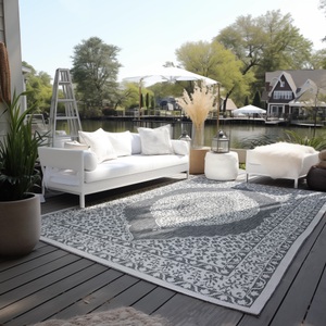 ELLE DECORATION, ELLE DECORATION Teppich »Meekly, In- und Outdoor«, rechteckig, Flachgewebe, In-& Outdoor, Modern, Wendeteppich, Balkon, Wohnzimmer, ELLE DECORATION Teppich »Meekly Wendeteppich«, rechteckig, 5 mm Höhe, Flachgewebe, In-& Outdoor, Modern, beidseitig, Balkon, Wohnzimmer