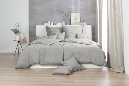 Primera Bettwäsche »Stone-Washed in Gr. 135x200, 155x220 oder 200x200 cm«, 100% Baumwolle, Bettwäsche in feinem Knitterlook, weicher Griff