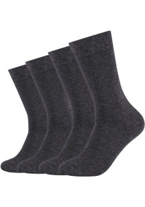 Camano, Camano Socken, (Packung, 4 Paar), Atmungsaktiv: 97% Bio-Baumwolle, 