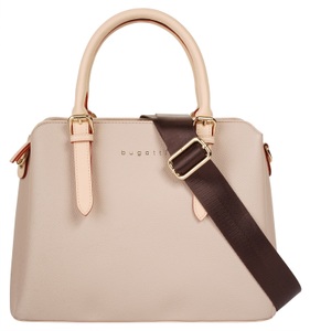 Bugatti, bugatti Henkeltasche »ELLA«, Bugatti - Handtasche Ella M, für Damen, Beige, Größe ONESIZE