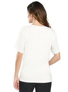 Lady Bluse mit vorteilhaft fallenden Chiffon-Lagen vorne