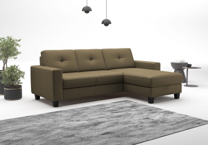 PLACES OF STYLE Ecksofa »Varese« wahlweise mit Bettfunktion und Bettkasten