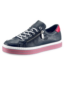 Heine, Rieker Schnürschuh mit Plateau-Absatz, Rieker Schnürschuh
