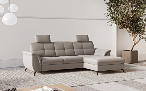 sit&more Ecksofa »Zora L-Form«, wahlweise mit Bettfunktion und Bettkasten