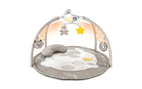 undefined, Chicco 00009866000000 Laufstall Grau, Weiß, Chicco Krabbeldecke »Krabbeldecke mit Spielbogen Gym«
