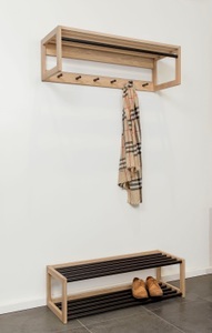 home24, home24 Schuhregal Slussen, Woodman Schuhregal »Slussen« im skandinavischen Design, FSC®-zertifiziert