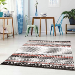 Carpet City, Teppich, »Moda 1136«, Carpet City, rechteckig, Höhe 11 mm, maschinell gewebt, Carpet City Teppich »Moda 1136«, rechteckig, 11 mm Höhe, Läufer, Kurzflor, Wohnzimmer