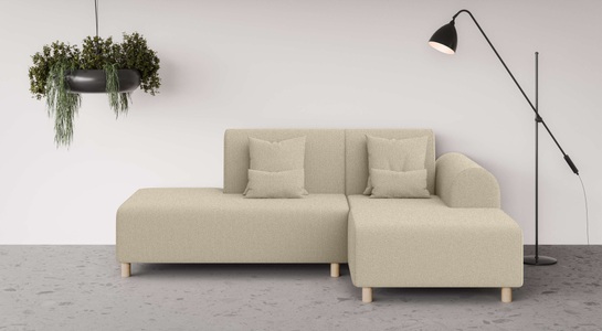 INOSIGN Ecksofa »Suyala«, L-Form mit Hocker