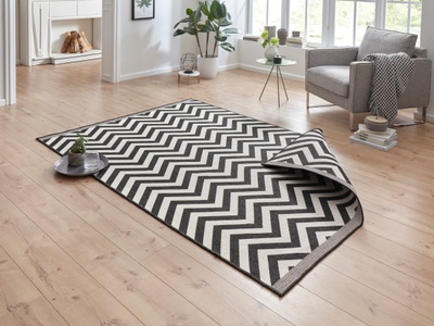 NORTHRUGS, NORTHRUGS Teppich »Palma«, rechteckig, 5 mm Höhe, In-und Outdoor geeignet, Wohnzimmer, Balkon, Terrasse, Garten, Robust, Pflegeleicht, Flachgewebe, Wendbar, NORTHRUGS Teppich »Palma Wendeteppich«, rechteckig, 5 mm Höhe, In-& Outdoor, Wetterfest, Balkon, Läufer, Wohnzimmer, Wasserfest