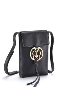 Lascana, LASCANA Umhängetasche, Handytasche mit schöner Zierschnalle, LASCANA Umhängetasche »Handytasche«, mit Zierschnalle, Minibag, Crossbody VEGAN