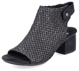 Rieker, Rieker Sandalette, in modischer Flecht-Optik, 