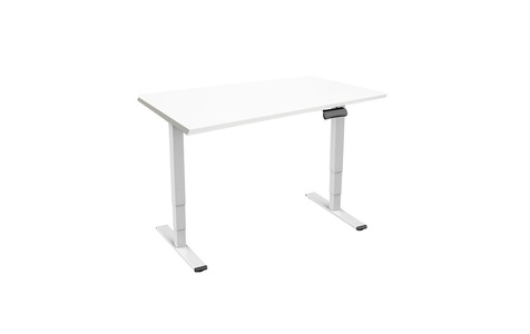 Contini, Contini höhenverstellbarer Bürotisch 1.6x0.8m weiss, Contini höhenverstellbarer Bürotisch 1.6x0.8m weiss