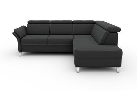 SIT&MORE, sit&more Ecksofa, sit&more Ecksofa »Vincenzo L-Form«, inklusive Kopfteilverstellung, wahlweise mit Bettfunktion, Bettkasten