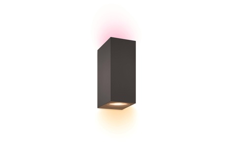 WiZ, WiZ Up&Down WiZ Spots 2x5W B 22-65K RGB Wall 8719514554610 Dekoleuchte, LED-Wandstrahler 10 W EEK: F (A - G) Warmweiß, 