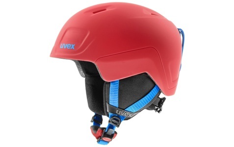 Uvex, Uvex Heyya Pro Skihelm - red - cyan mat, Uvex heyya pro Skihelm rot