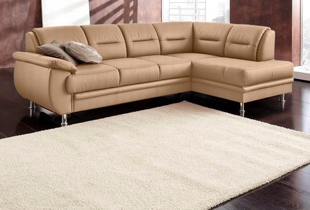 SIT&MORE, sit&more Ecksofa, sit&more Ecksofa »Mailand L-Form«, wahlweise mit Bettfunktion