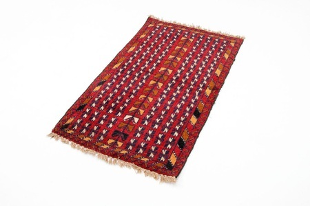 MorgenLand, morgenland Wollteppich »Belutsch Teppich handgeknüpft rot«, rechteckig, 8 mm Höhe, handgeknüpft, morgenland Wollteppich »Belutsch Teppich handgeknüpft rot«, rechteckig, 8 mm Höhe, handgeknüpft