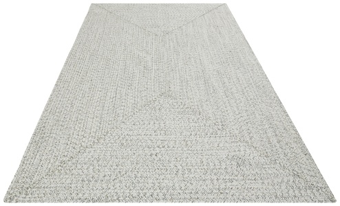 NORTHRUGS Teppich »Trenzado«, rechteckig, Flachgewebe, Hand-Made Look, robust, pflegeleicht