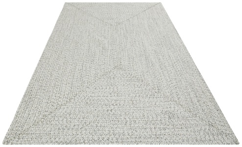 NORTHRUGS, NORTHRUGS Teppich »Trenzado«, rechteckig, In- & Outdoor, Handmade-Look, Gewebt, Wetterfest, Balkon, Wohnzimmer, NORTHRUGS Teppich »Trenzado«, rechteckig, 10 mm Höhe, In- & Outdoor, Handmade-Look, Läufer, Wetterfest, Balkon, Wohnzimmer