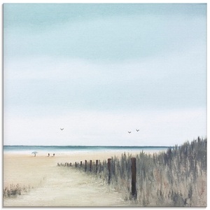 Artland, Artland Glasbild »Sonniger Morgen I«, Artland Glasbild »Sonniger Morgen I«, Strand, (1 St.), in verschiedenen Grössen