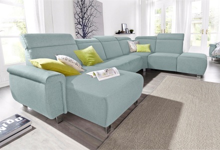 SIT&MORE, sit&more Wohnlandschaft »Township U-Form« wahlweise mit elektrischer Wallfree-Funktion, sit&more Wohnlandschaft »Township U-Form« wahlweise mit elektrischer Wallfree-Funktion