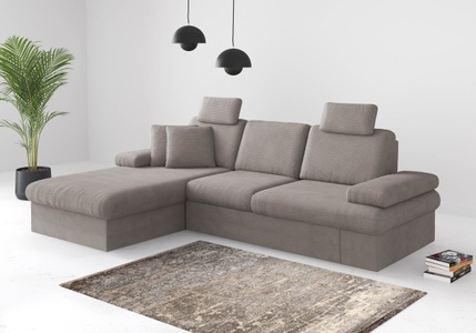 sit&more Ecksofa »Moreno«, mit Armteilverstellung,wahlweise mit Bettfunktion