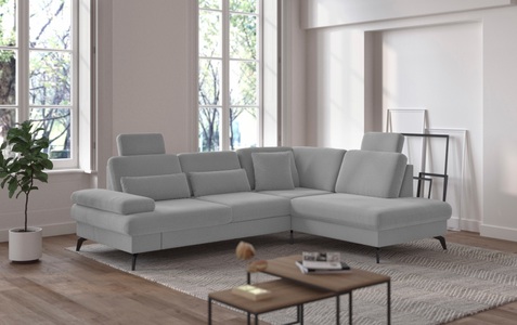sit&more Ecksofa »Morris L-Form inkl. Sitztiefenverstellung«, wahlweise mit Bettfunktion, Bettkasten und Armteilverstellung