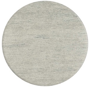 THEKO, THEKO Wollteppich »Hadj Uni«, rund, 25 mm Höhe, echter Berber Teppich, reine Wolle, handgeknüpft, Wohnzimmer, THEKO Wollteppich »Hadj Uni«, rund, 25 mm Höhe, echter Berber Teppich, reine Wolle, handgeknüpft