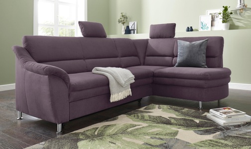 SIT&MORE, sit&more Ecksofa, sit&more Ecksofa »Cardoso L-Form«, mit Federkern, wahlweise mit Bettfunktion und Schubkasten