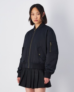 CHAMPION, Champion Bomberjacke »Bomber Jacket«, ohne Kapuze, Champion Bomberjacke ohne Kapuze