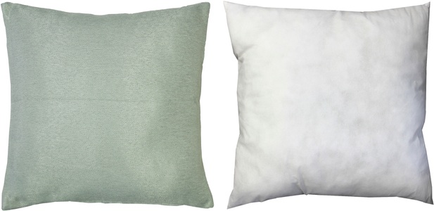 Home Basics, Home Basics Dekokissen »BIG JOHN«, (1 St.), mit Füllung und Reissverschluss, Home Basics Dekokissen »BIG JOHN«, Kissenhülle mit Füllung und Reissverschluss