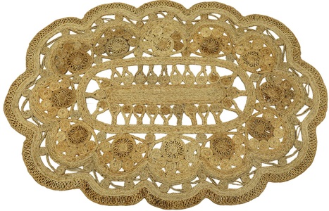 carpetfine, carpetfine Sisalteppich »Juteteppich Paul«, rechteckig, natürliches Pflanzenmaterial von Hand gewebt, Boho Style, carpetfine Sisalteppich »Juteteppich Paul«, rechteckig, 13 mm Höhe, natürliches Pflanzenmaterial von Hand gewebt, Boho Style