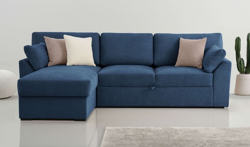 Home affaire Ecksofa »Citry Schlafsofa«, Breite 246 cm, Chenille, Bettfunktion, Bettkasten, L-Form