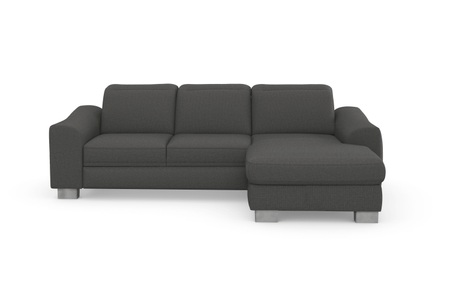 SIT&MORE, sit&more Ecksofa »Durness«, mit Federkern und hochwertigen Edelstahlfüssen, wahlweise mit Kopfteilverstellung, Bettfunktion und Bettkasten oder mit Bettfunktion und Bettkasten, sit&more Ecksofa »Dundee L-Form«, mit Federkern und Edelstahlfüssen, wahlweise mit Kopfteilverstellung