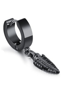 FIRETTI, Firetti Single-Creole »Blatt«, Firetti Single-Creole »Schmuck Geschenk Ohrschmuck einzeln Blatt«