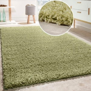PACO HOME, Teppich, »Twister 500«, Paco Home, rechteckig, Höhe 45 mm, Paco Home Teppich »Twister 500«, rechteckig, 44 mm Höhe, Uni Hochflor Shaggy mit hoher Fadendichte