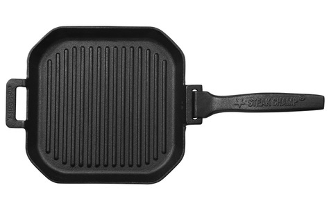 Steak champ, Steak Champ - Grillpfanne 26 cm - Schwarz, 