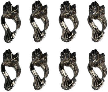 LIEDECO, Dekoklammer Liedeco, passend für Gardinenstangen (Packung), Liedeco Dekoklammer, (Packung, 8 St.), für Gardinenstangen Ø 12 mm