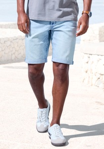 John Devin Jeansshorts »5-Pocket Shorts,«, aus elastischer Denim-Qualität
