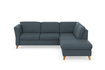 HOME AFFAIRE, Home affaire Ecksofa »Trelleborg«, Federkern-Polsterung, wahlweise mit Bettfunktion und Stauraum, Kopfstützen optional, Home affaire Ecksofa »Trelleborg L-Form«, Federkern-Polsterung, wahlweise mit Bettfunktion und Stauraum