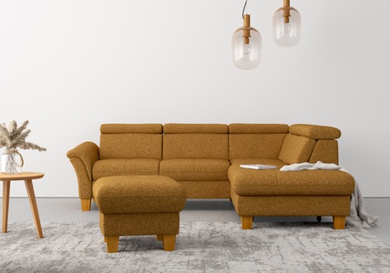 HOME AFFAIRE, Home affaire Ecksofa »Lindgren«, wahlweise mit TV-Funktion, Stauraum und Kopfteilverstellung, Home affaire Ecksofa »Lindgren L-Form«, wahlweise mit TV-Funktion, Stauraum und Kopfteilverstellung
