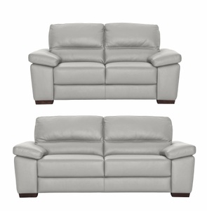 CALIA ITALIA, CALIA ITALIA Polstergarnitur »Gaia«, (Set, 2 tlg.), Ledersofa Garnitur bestehend aus 2-Sitzer und 3-Sitzer, CALIA ITALIA Polstergarnitur »Gaia, hochwertige Garnitur aus 2-Sitzer und 3-Sitzer, edles Design« Set, 2 Stk. tlg. Ledergarnitur, in zwei hochwertigen Lederqualitäten