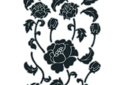 Komar, KOMAR Wandtattoo, Komar Wandtattoo »Tiffany - Grösse 50 x 70 cm«, selbstklebend, Wandsticker