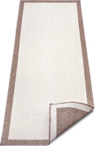 NORTHRUGS, NORTHRUGS Läufer »Panama«, rechteckig, 5 mm Höhe, In-und Outdoor geeignet, Wohnzimmer, Balkon, Terrasse, Garten, Robust, Pflegeleicht, Flachgewebe, Wendbar, NORTHRUGS Teppich »Panama Wendeteppich«, rechteckig, 5 mm Höhe, In-& Outdoor, Wetterfest, Balkon, Läufer, Wohnzimmer, Wasserfest