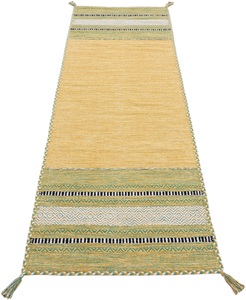 Läufer, »Kelim Azizi«, carpetfine, rechteckig, Höhe 5 mm, handgewebt