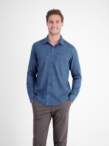 LERROS Langarmhemd »LERROS Herrenhemd, Fancy-Twill«