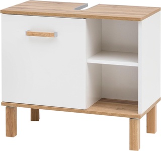 Schildmeyer, Schildmeyer Waschbeckenunterschrank »Padua«, Schildmeyer Waschbeckenunterschrank »Padua«, Füsse aus Massivholz
