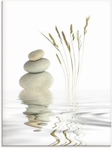 Artland Glasbild »Zen Friede«